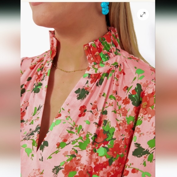 Tuckernuck Peony Meadows Crawford Dress - Picture 4 of 7